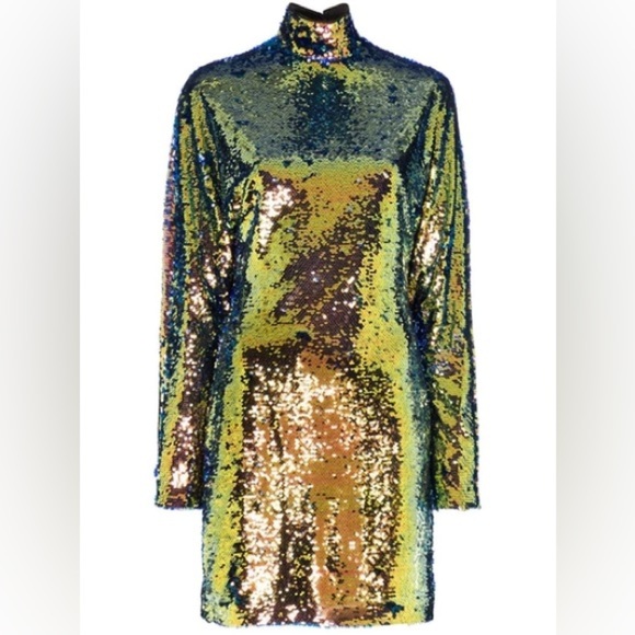 NWT $560 RTA Ansel Sequin Dress Ecstasy, size 8 - Picture 5 of 11